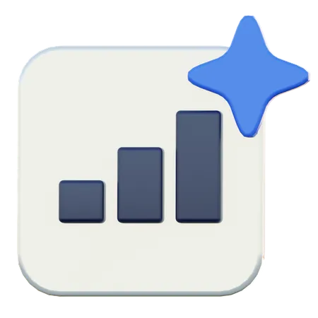 Ai Visual Data 3D Icon