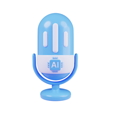 AI Voice Generator  3D Icon