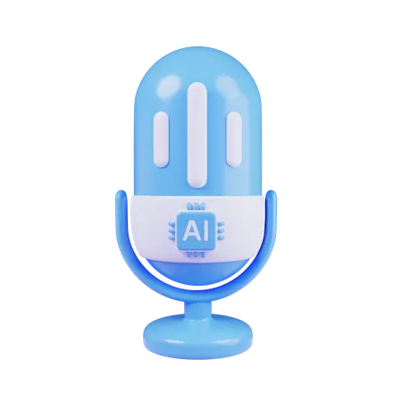 AI Voice Generator  3D Icon