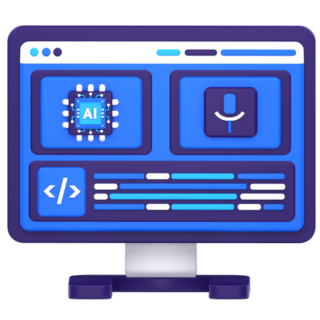 Ai Voice Generator  3D Icon