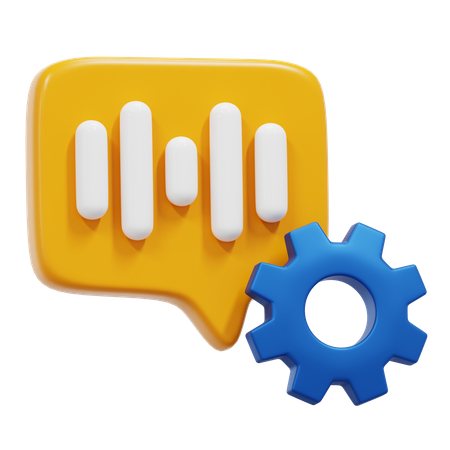 AI VOICE RECOGNITION  3D Icon