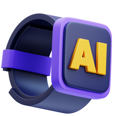 Ai Watch  3D Icon