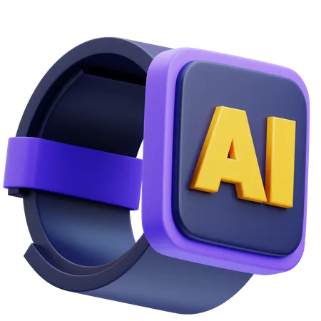 Artificial Intelligence 3 D Illustration 3D Icon