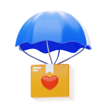 Aide humanitaire  3D Icon