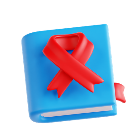 Livro de aids  3D Icon