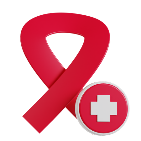 Aids Ribbon  3D Icon