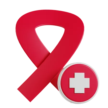 Aids Ribbon  3D Icon