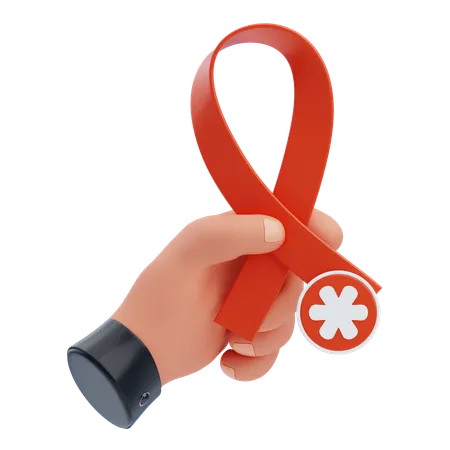 Aids Ribbon  3D Icon