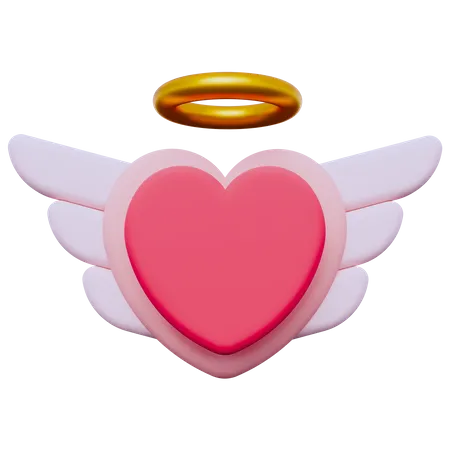 Amour des ailes  3D Icon