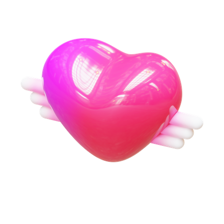 Coeur d'aile  3D Icon