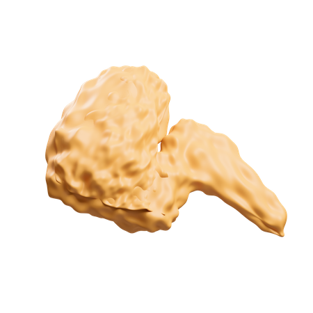 Aile de poulet  3D Icon