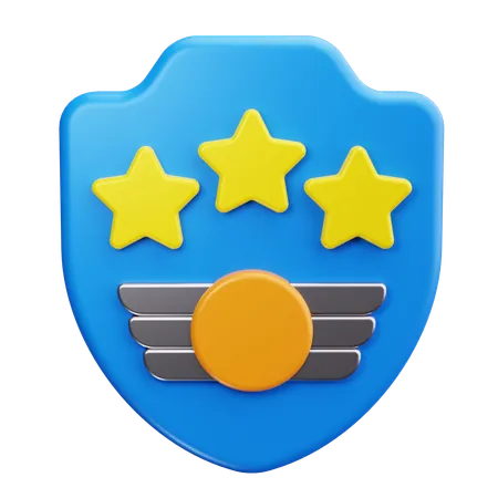 Emblème d'aile  3D Icon