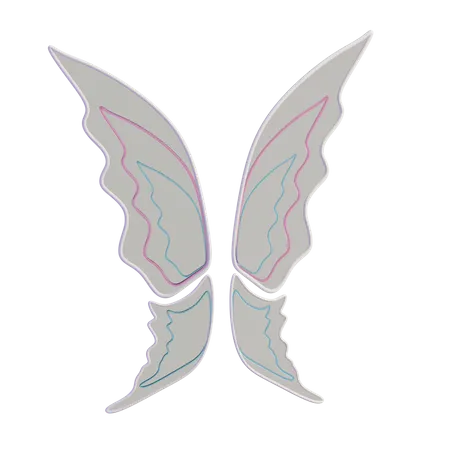 Les ailes de fée  3D Icon