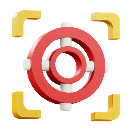 Aim  3D Icon