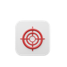 aim target 3d logo