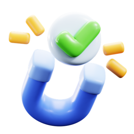 Aimant  3D Icon