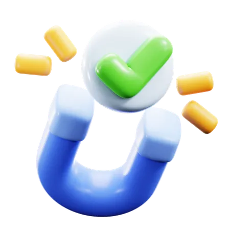 Aimant  3D Icon