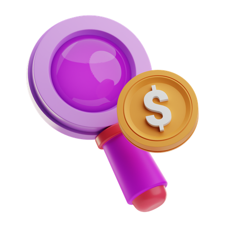 Aimant à argent  3D Icon