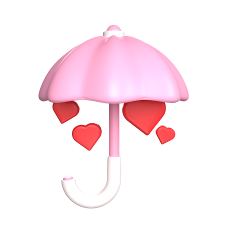 Aime la pluie  3D Icon