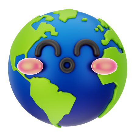 Aimer la terre  3D Icon