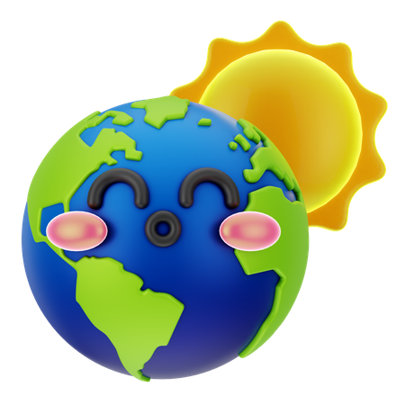 Aimer la terre  3D Icon