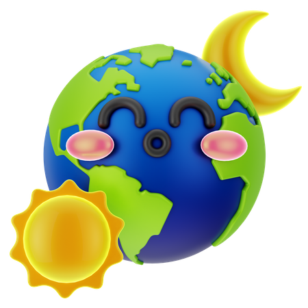 Aimer la terre  3D Icon