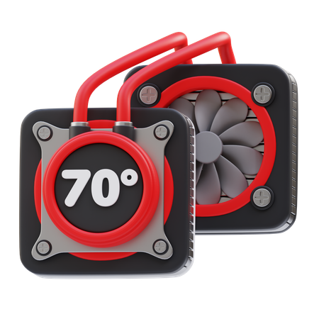 AIO Cooler  3D Icon
