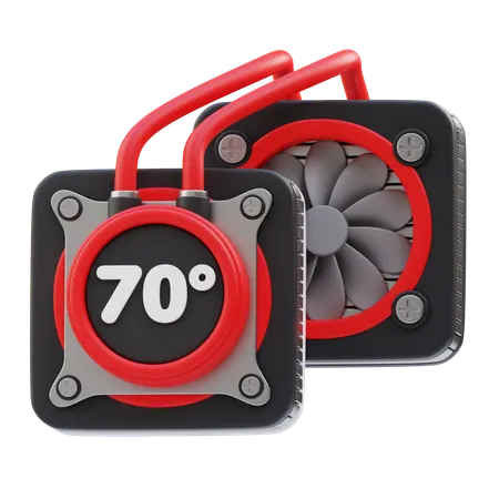 AIO Cooler  3D Icon