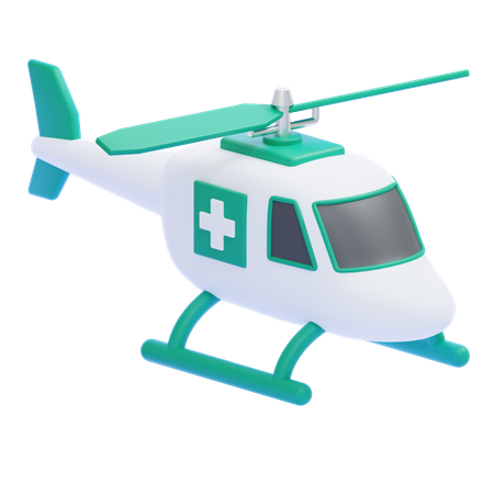 Air Ambulance  3D Icon