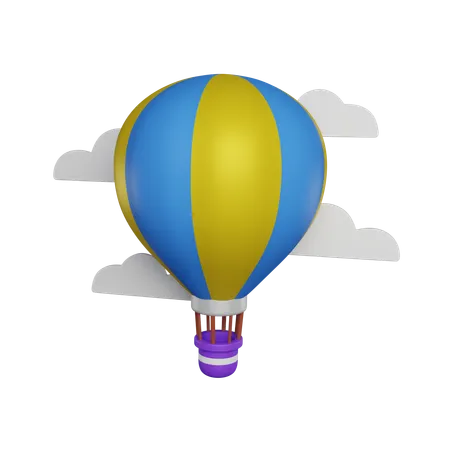 Air Ballon 3 D Icon 3D Icon