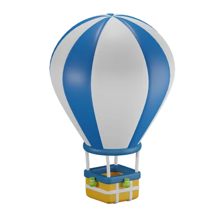Air Ballon 3 D Illustration 3D Icon