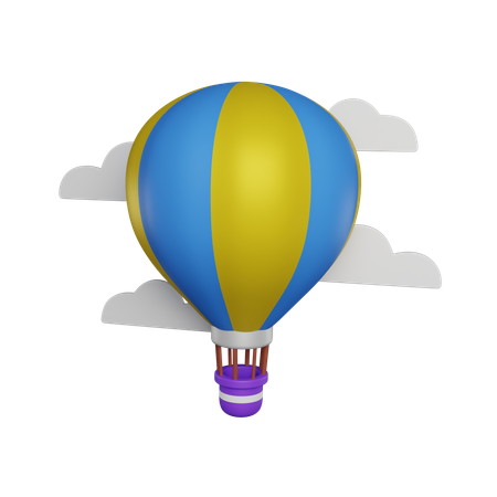 Air Ballon  3D Icon