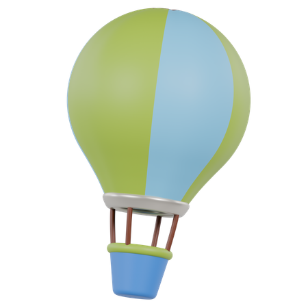 Air Balloon  3D Icon