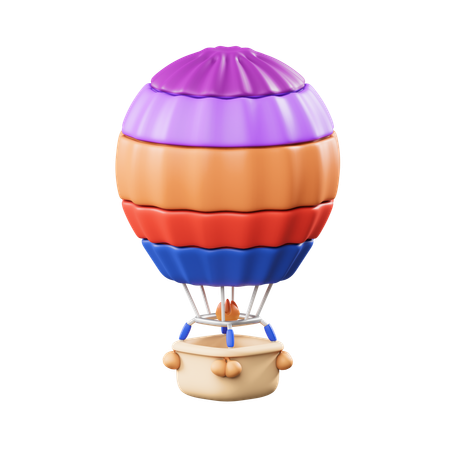 Air balloon  3D Icon