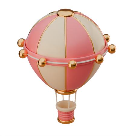 Air Balloon  3D Icon