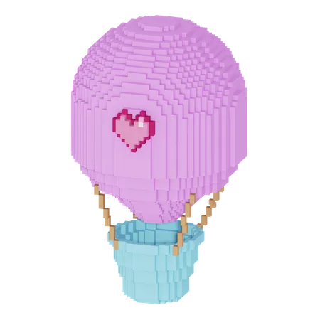 Air Balloon  3D Icon