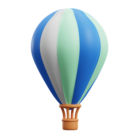 Air Balloon  3D Icon