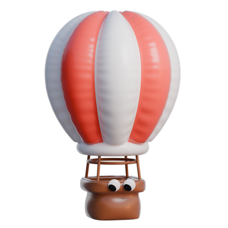 Air Balloon  3D Icon