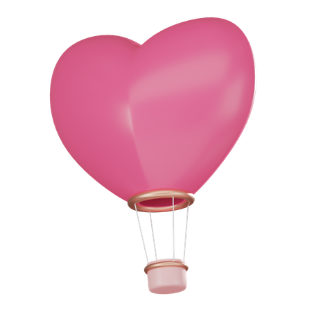 Air Balloon  3D Icon