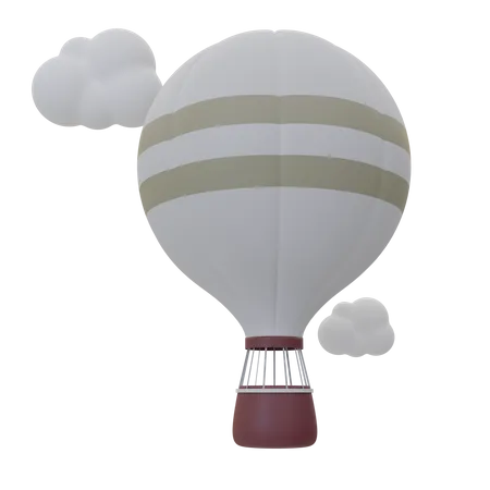 Air Balloon  3D Icon