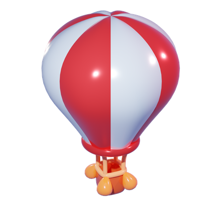 Air Balloon  3D Icon