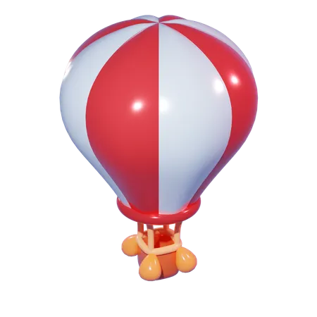 Air Balloon  3D Icon