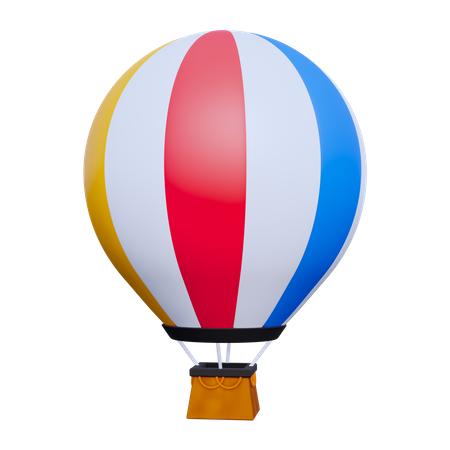 Air Balloon  3D Icon