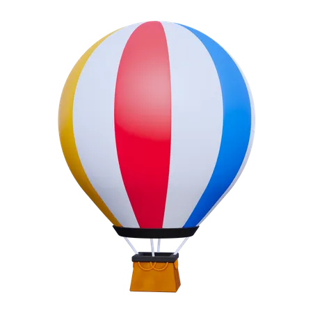 Air Balloon  3D Icon