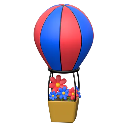 Air Balloon  3D Icon