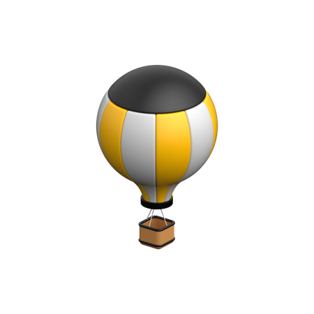 Air Balloon  3D Icon