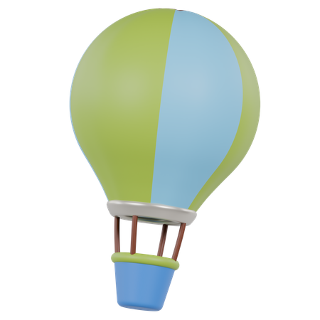 Air Balloon  3D Icon