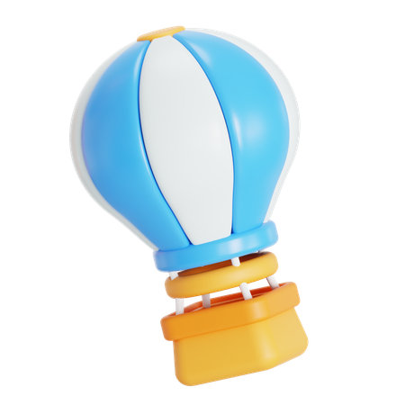Air balloon  3D Icon
