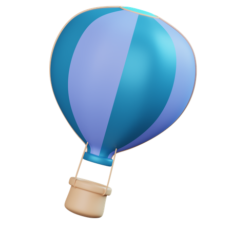 Air Balloon  3D Icon