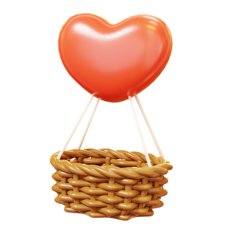 Air Balloon  3D Icon